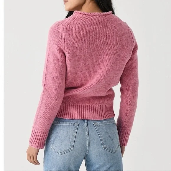 NWT Alex Mill Pink Crew Neck Sweater | Large - Picture 3 of 9